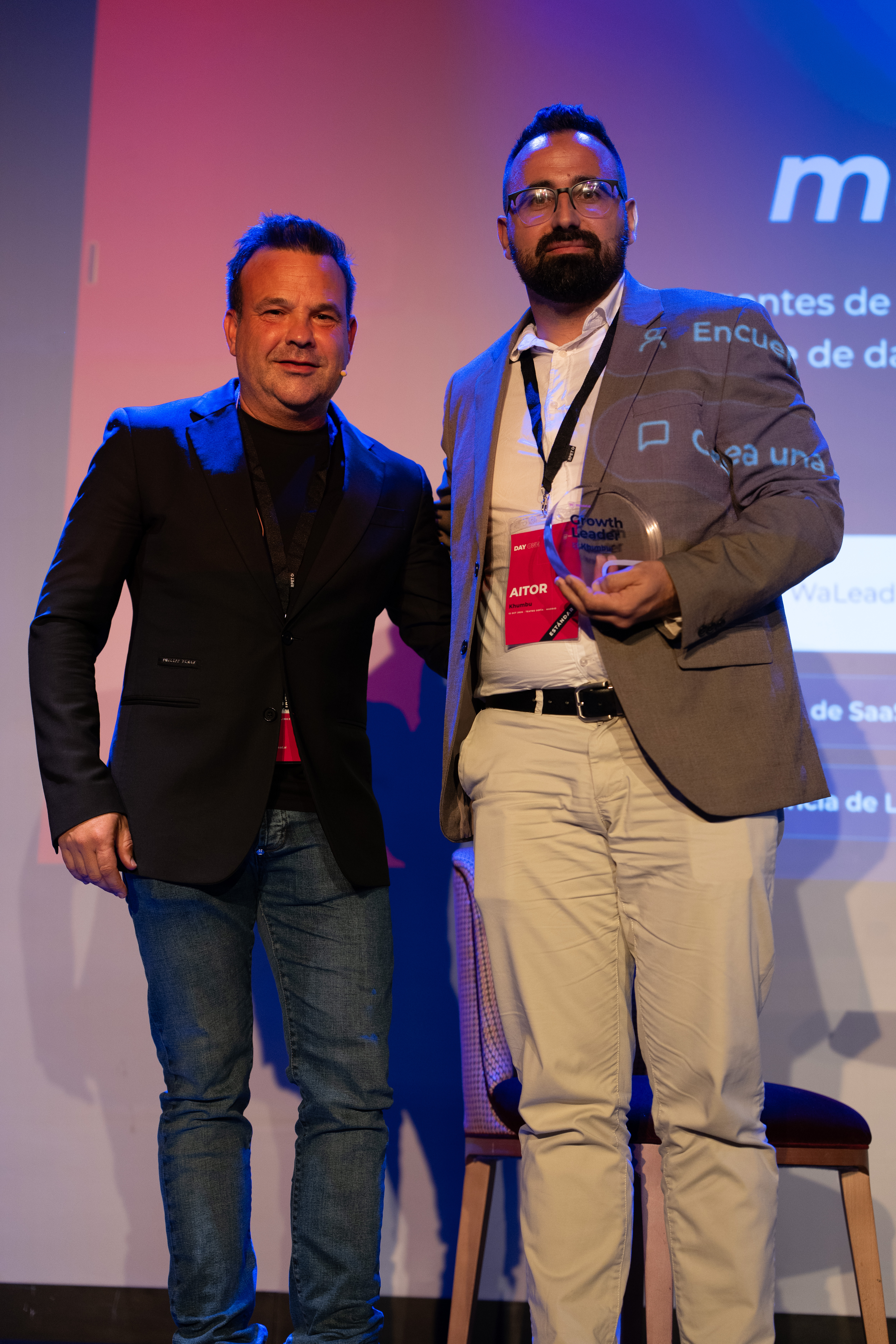 Aitor Ciscar recibe el premio Growth Leader