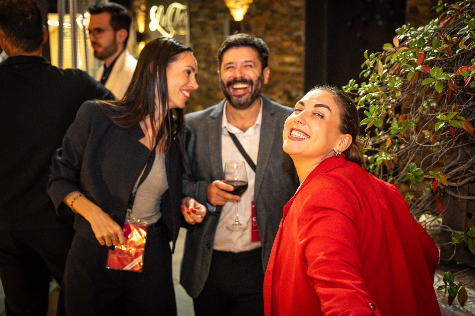 Asistentes en el networking