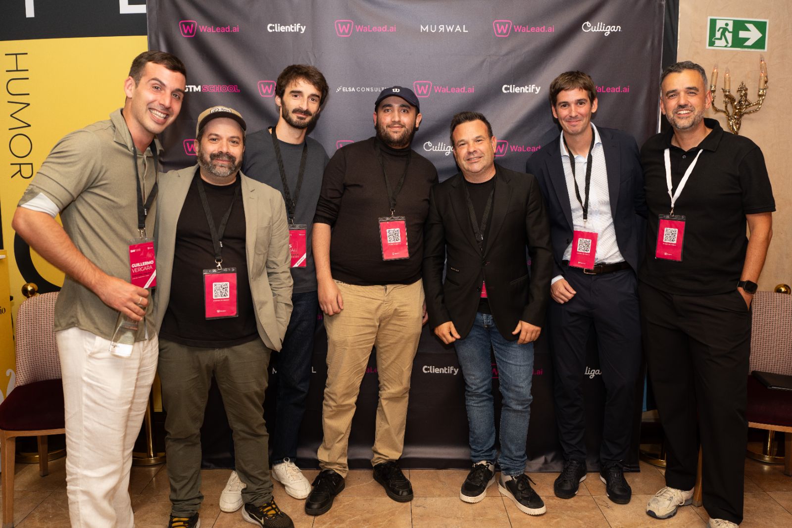 Ponentes del Day One en el photocall