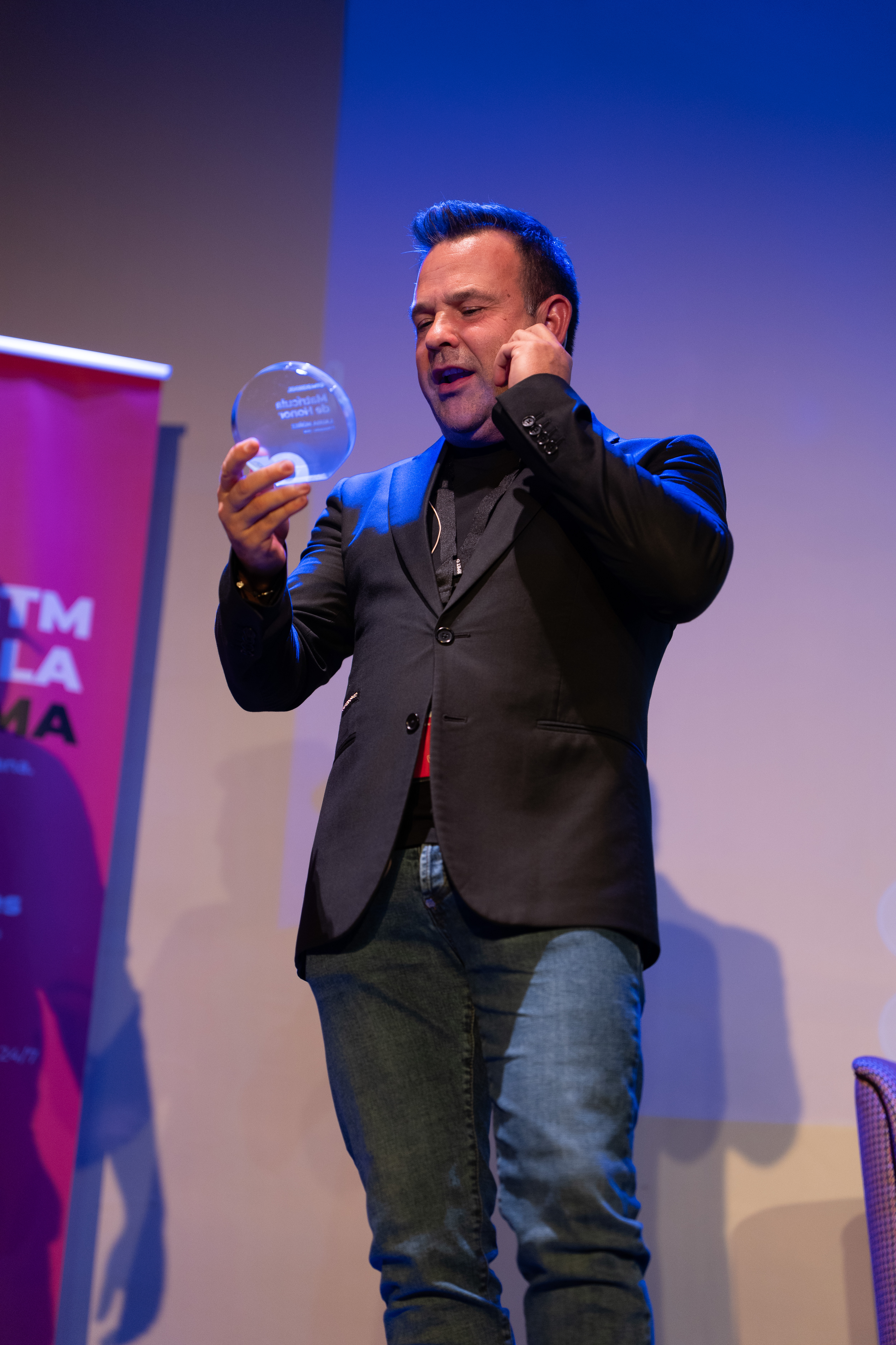 José Elías en la entrega de premios de la 1ª edición