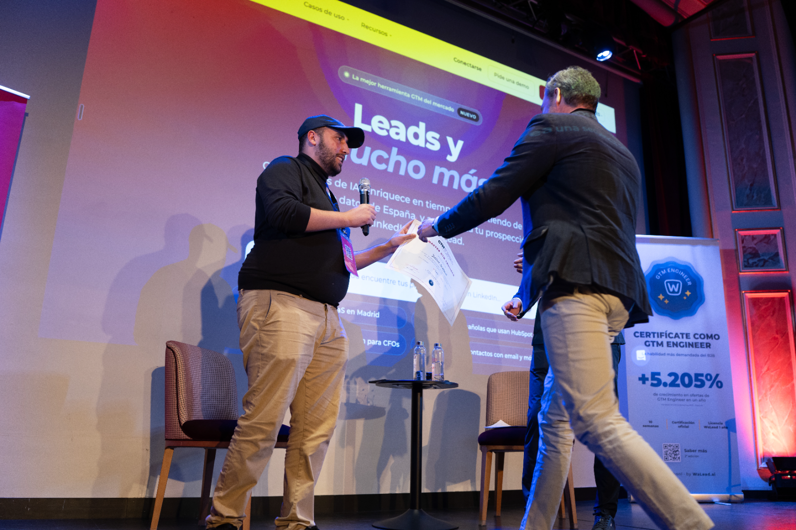 Entrega de diplomas del Máster GTM